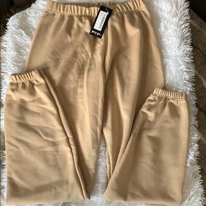 Nasty gal peach sweatpants